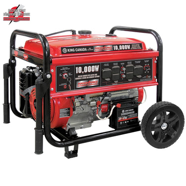 Power Force KCG-10001GE Generator, Gasoline, Electric Start, 10,000W, w/ Wheel Kit